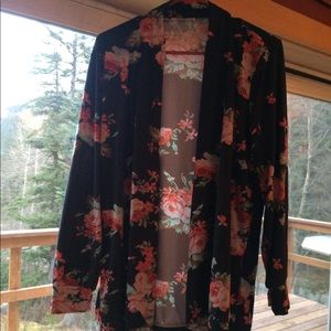 🌺Floral Open Cardigan